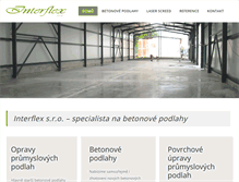Tablet Screenshot of interflex.cz